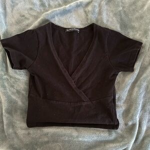 Brandy Melville wrap crop top